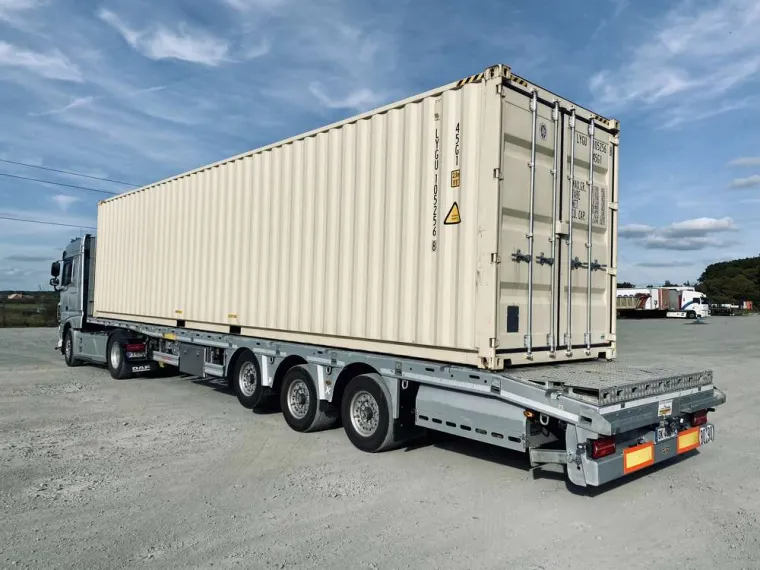 Transport de containers, Rouen, ELTS – Étienne Leloup Transports Spéciaux