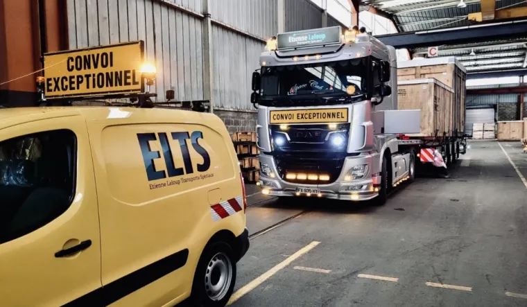 Caisses pour l'export entre Le Mans et Le Havre, Rouen, ELTS – Étienne Leloup Transports Spéciaux