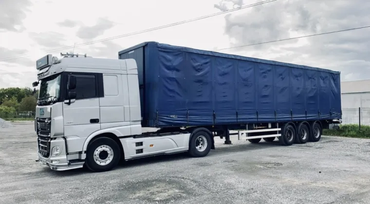 Transport en Tautliner, Rouen, ELTS – Étienne Leloup Transports Spéciaux