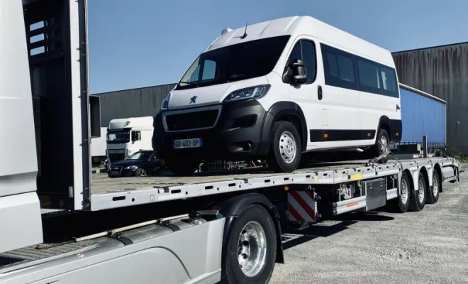 Transport de véhicules utilitaires, Rouen, ELTS – Étienne Leloup Transports Spéciaux